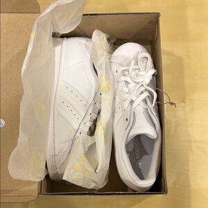 Adidas Classic White Trainers